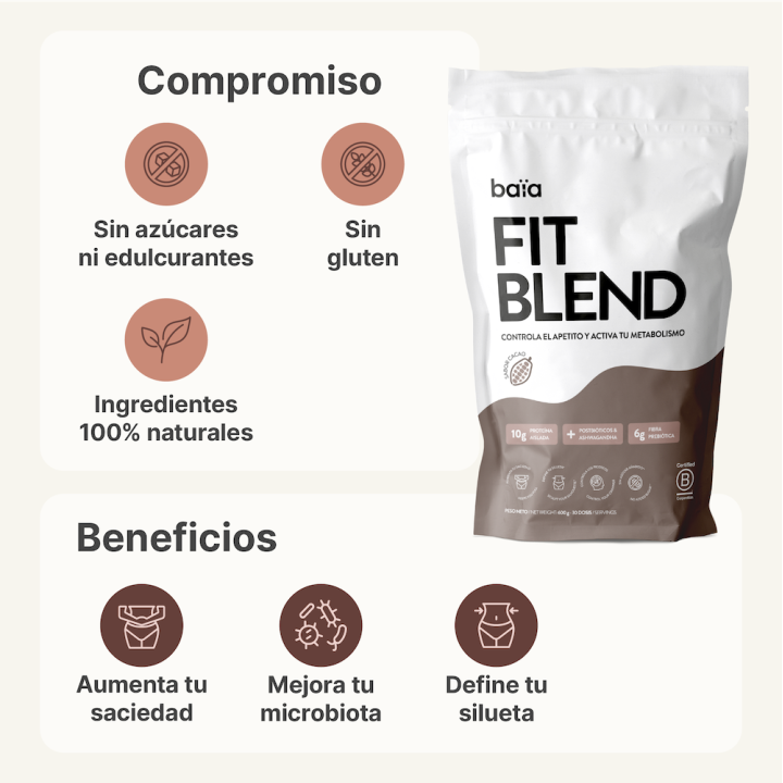 Fit Blend Cacao 600g Baïa Food