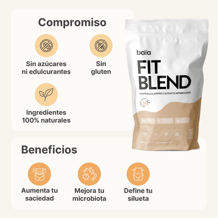 Fit Blend Vainilla 600g Baïa Food