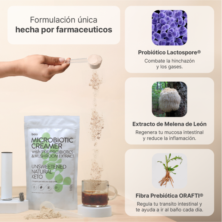 Microbiotic Creamer Galleta de Canela 300g Baïa Food