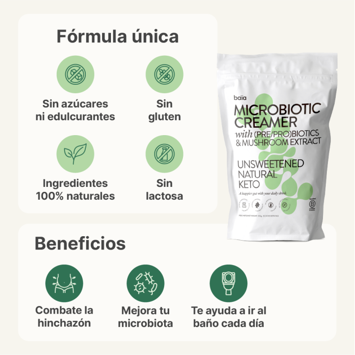 Microbiotic Creamer Chocolate 300g Baïa Food