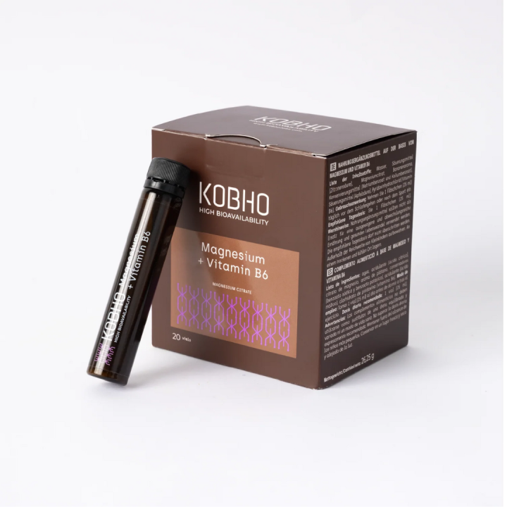 Duplo Magnesio + Vitamina B6 Kobho Labs 2x20 viales | Farmacia Lisboa