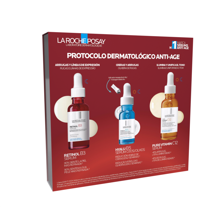 Descuento -20 % Retinol B3 + Pure Vitamin C12 Sérums La roche posay|Farmacia Lisboa
