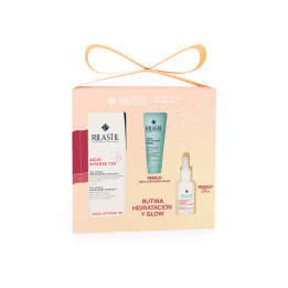 RILASTIL Rutina Hidratación y Glow - AQUA INTENSE 72H Pack con mini Limpiador Facial + Serum vit C regalo