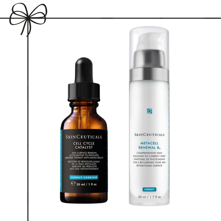 Pack Renovación & Corrección Diaria Skinceuticals – Cell Cycle Catalyst + Metacell Renewal B3