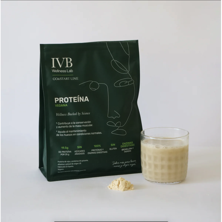 Proteína Vegana IVB Wellness Lab | Aporte diario de proteínas veganas