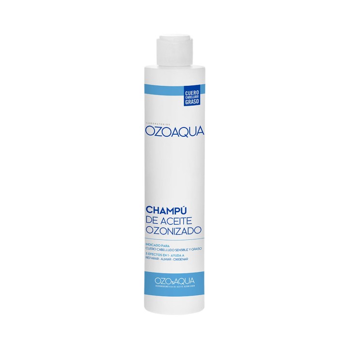 Champú Ozoaqua Cuero Cabelludo Sensible Graso|Farmacia Lisboa