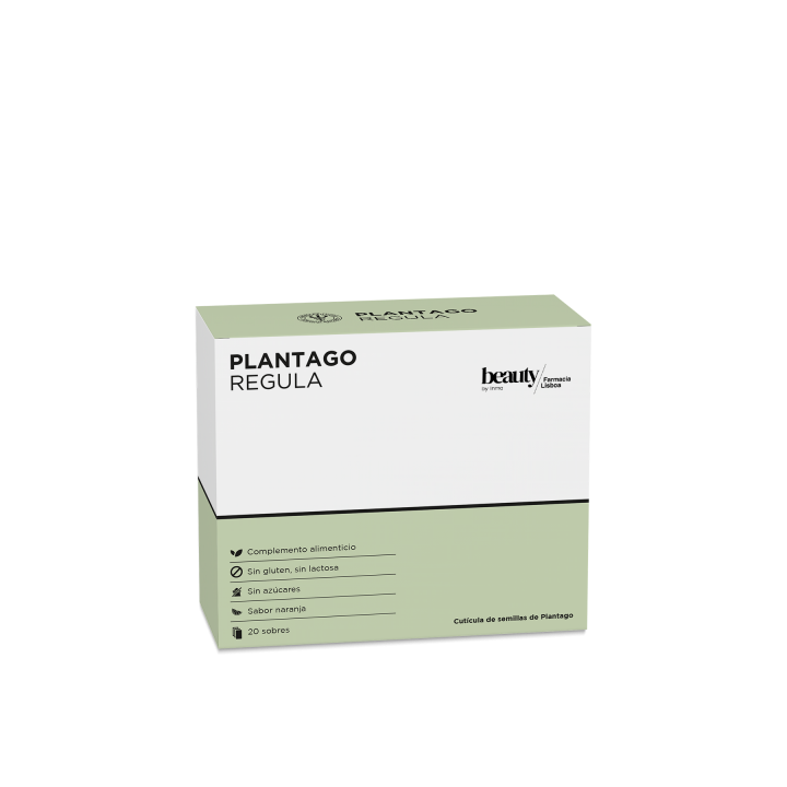 Beauty PLANTAGO REGULA 20 sobres : fibra natural para tránsito intestinal irregular