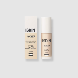 ISDIN Coverage SPF50+ 1.0 Pearl: maquillaje con protección solar para piel muy clara