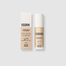 ISDIN Coverage SPF50+ 2.0 Beige | Maquillaje solar |Farmacia Lisboa