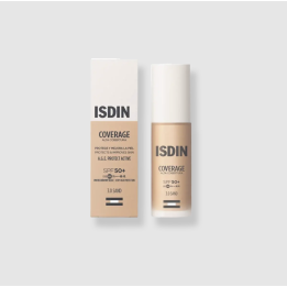 ISDIN Coverage SPF50+ 3.0 Sand | Maquillaje + Protección |Farmacia Lisboa