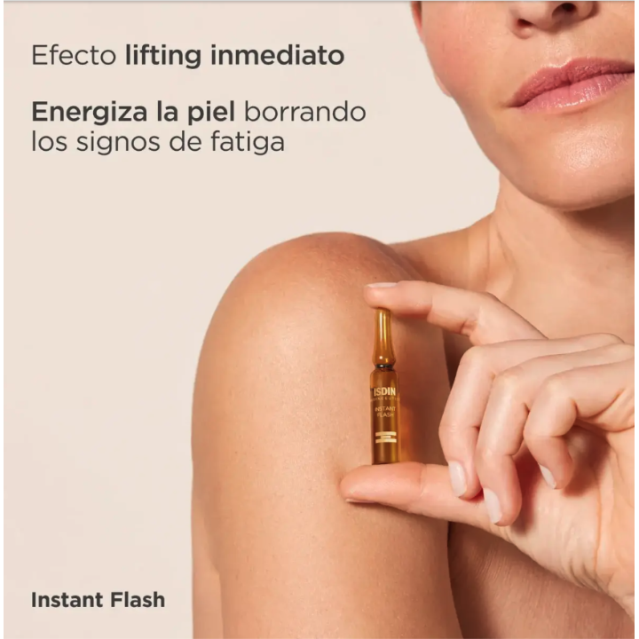 Instant Flash ISDIN ampolla efecto flash | Buena cara inmediata en minutos