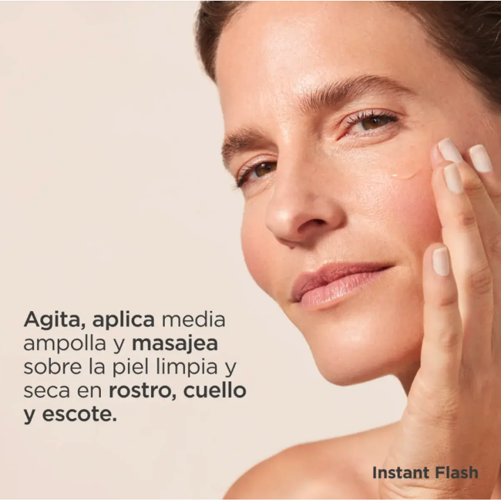 Instant Flash ISDIN ampolla efecto flash | Buena cara inmediata en minutos
