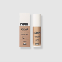 ISDIN Coverage SPF50+ 5.0 Bronze: maquillaje con protección solar para piel Morena