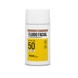 Fluido Solar Facial SPF50+ con color Doré Oil Free 50ml | Farmacia Lisboa