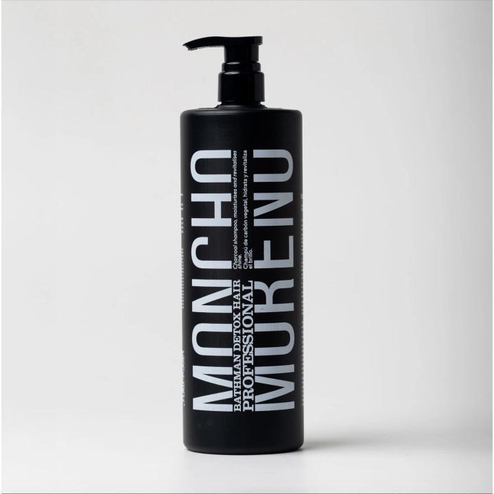 Comprar BATHMAN DETOX HAIR Moncho Moreno -  Champú de carbón activo 1L
