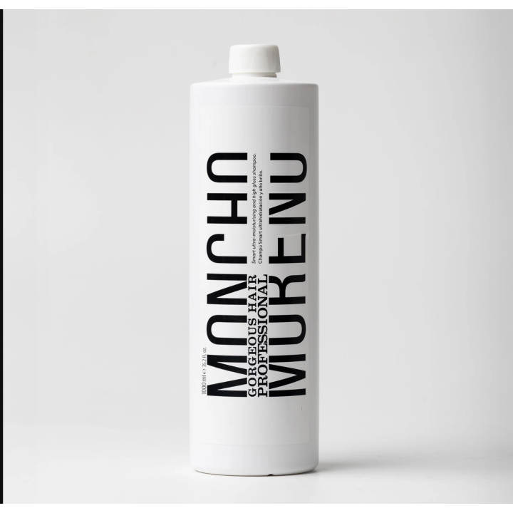 Gorgeus Hair Champú Moncho Moreno Jumbo Size 1L - Cabello Brillante, Suave y Libre de Frizz