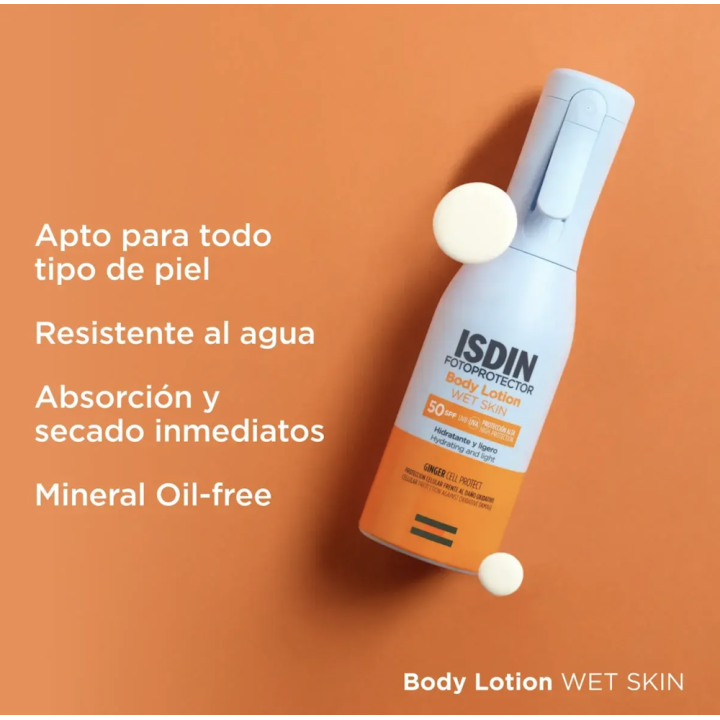 ISDIN Body Lotion SPF 50+ Wet Skin | Farmacia Lisboa
