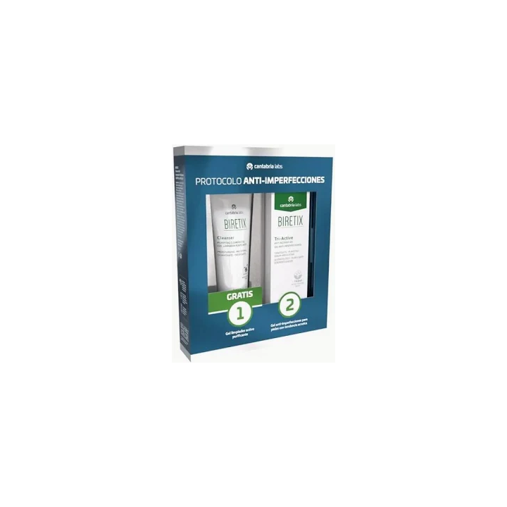 Biretix Pack Tri-Active Gel 50 ml + Cleanser 75 ml de Regalo