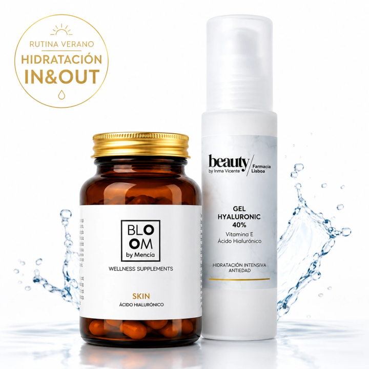 Pack Hidratación In&Out Verano | Bloom Skin + Gel Hyaluronic |Farmacia Lisboa