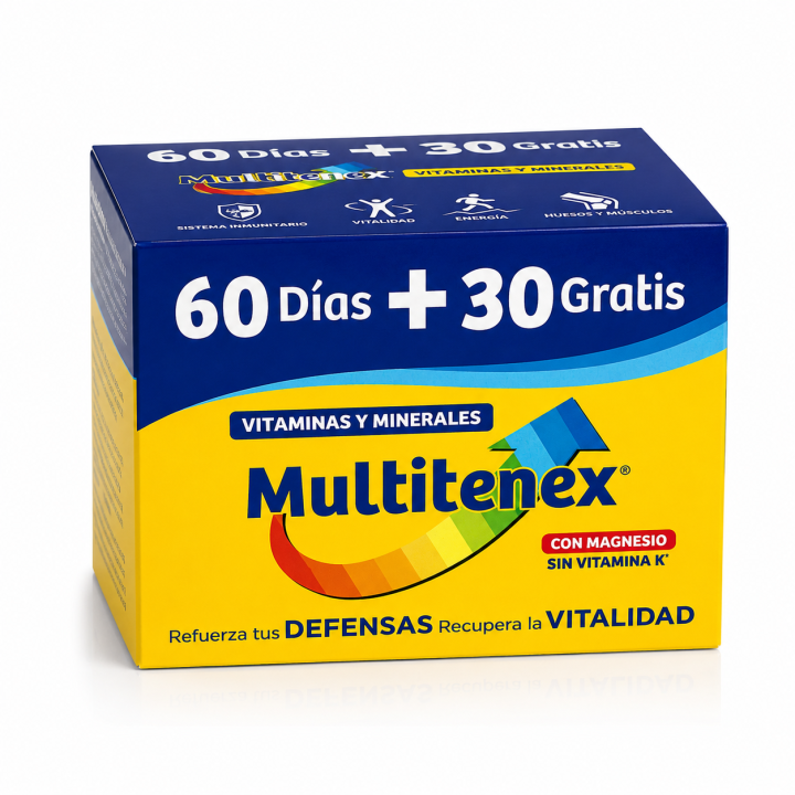Multitenex Vitaminas completas para Cansancio y Fatiga |Farmacia Lisboa
