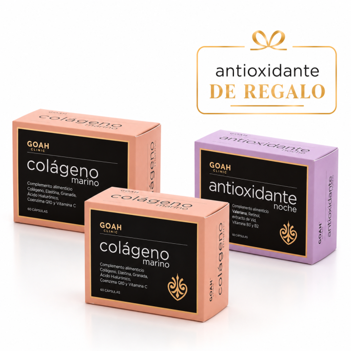 Comprar Goah Pack Piel Radiante 2 Colágenos + Antiox Noche de REGALO