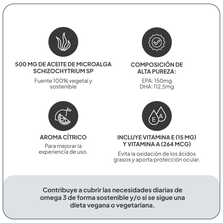 Vegan Omega 3 sin pescado 90 cápsulas |Farmacia Lisboa