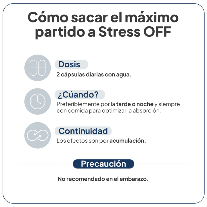 Comprar Stress OFF IVB - Adaptógenos Naturales para Combatir el Estrés
