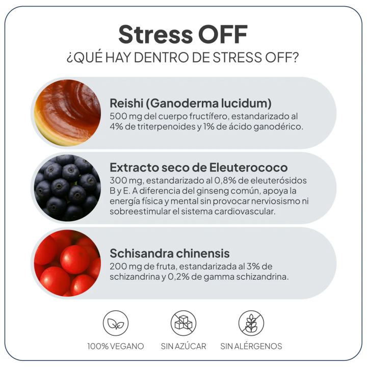 Comprar Stress OFF IVB - Adaptógenos Naturales para Combatir el Estrés