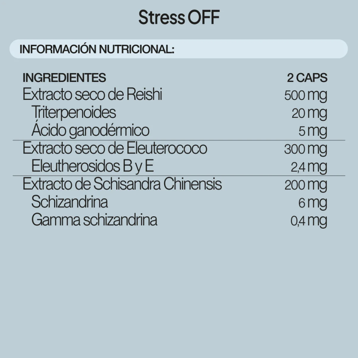 Comprar Stress OFF IVB - Adaptógenos Naturales para Combatir el Estrés