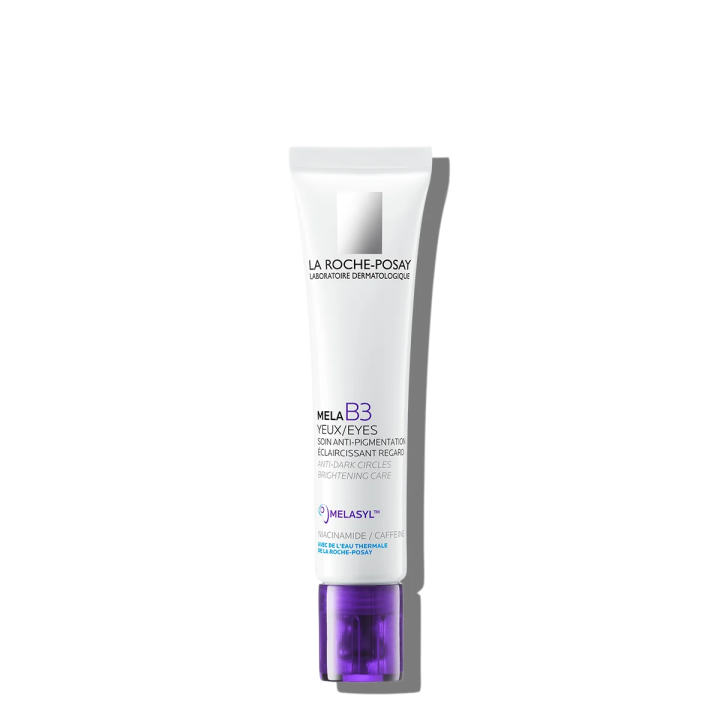 Contorno de ojos de La Roche Posay para ojeras oscuras que ayuda a corregir la hiperpigmentación. Luminosidad instantánea.
