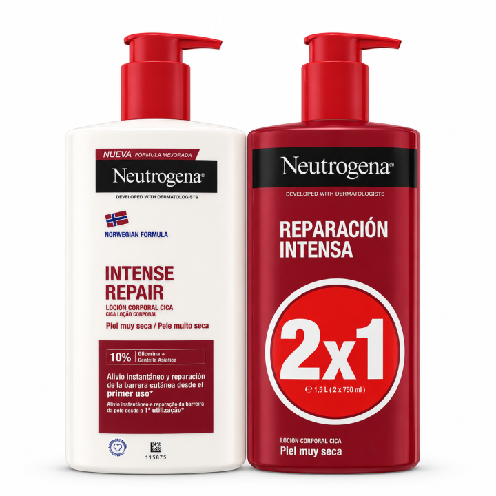 Neutrogena 2x1 Loción Corporal Intense Repair