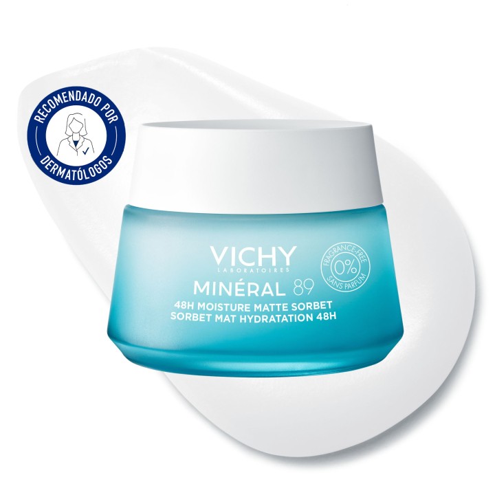 Vichy Mineral 89 Gel Sorbete Matificante Hidratante 48h