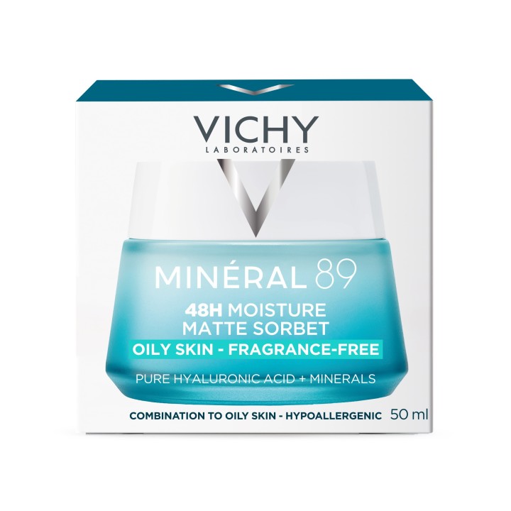 Vichy Mineral 89 Gel Sorbete Matificante Hidratante 48h