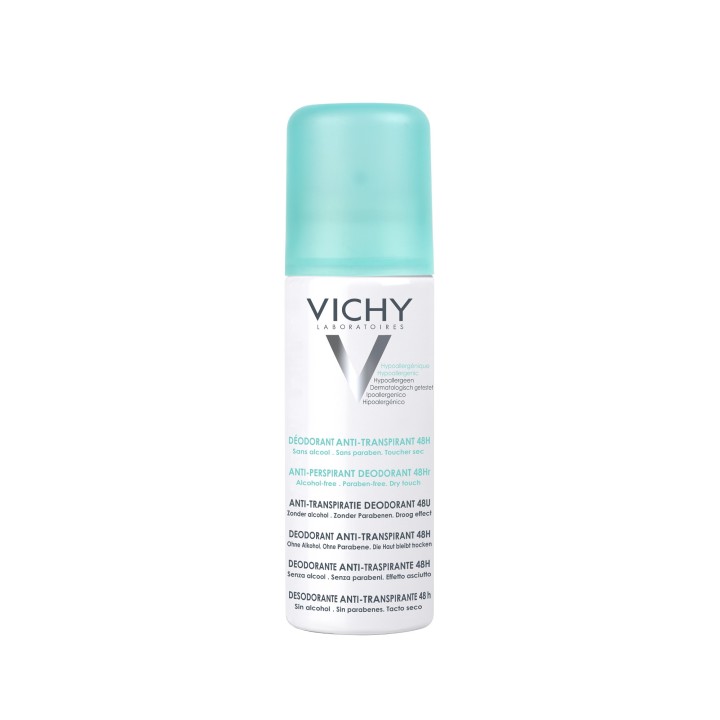 Vichy Desodorante Spray 48H - Protección Antitranspirante en Aerosol | Farmacia Lisboa