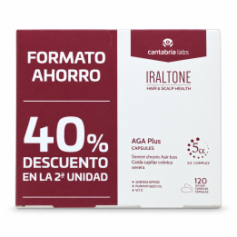 Iraltone AGA Plus Duplo - 40% Dto en la segunda unidad | Tratamiento anticaída