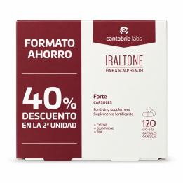 Comprar Iraltone Forte Cápsulas Pack Duplo - 2ª Unidad al 40% de Descu
