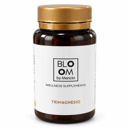 Bloom Trimagnesio 120 cápsulas - Bisglicinato, citrato y taurinato de Magnesio