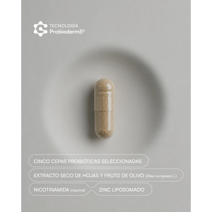 GH Probioderm Balance 30 Cápsulas de Probioticos Gema Herrerías