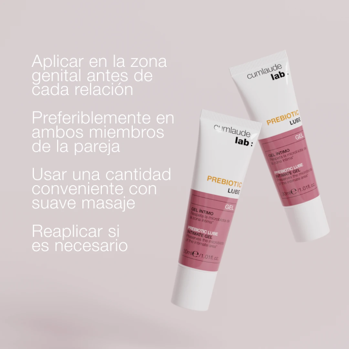 Cumlaude Prebiotic Lube 30 ml: lubricante íntimo coito menopausia |Farmacia Lisboa
