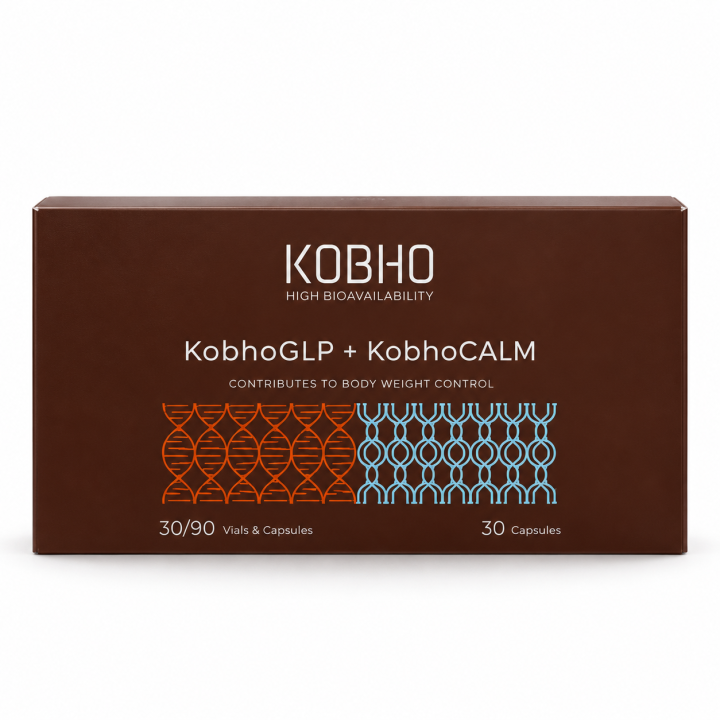 Pack KobhoGLP + KobhoCALM para apetito y estrés |Farmacia Lisboa