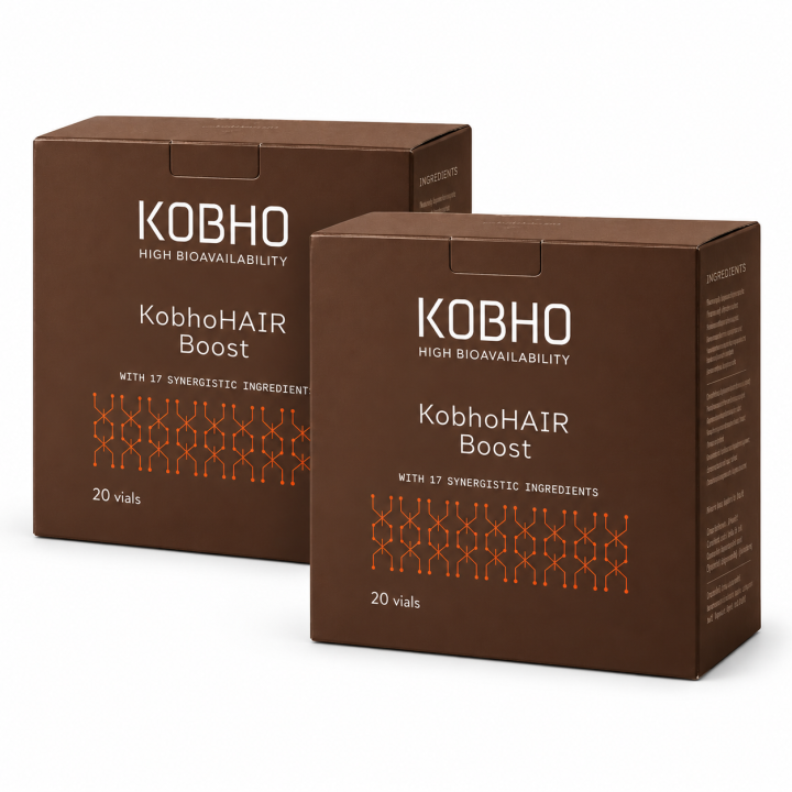Duplo KobhoHAIR Boost 40 viales anti caida capilar