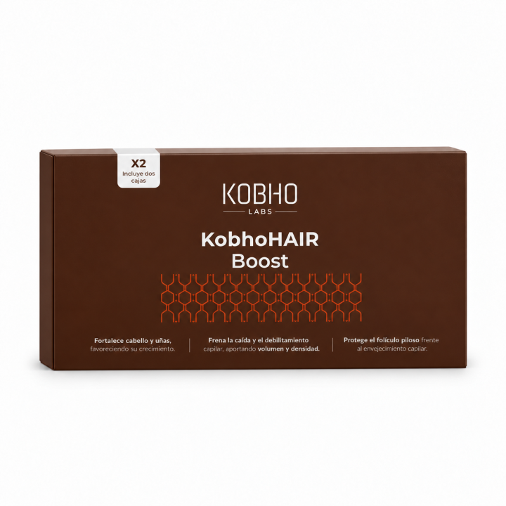 Duplo KobhoHAIR Boost 40 viales anti caida capilar