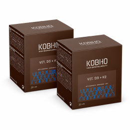 Duplo Vitamina D3 + K2 Kobho 40 viales |Farmacia Lisboa