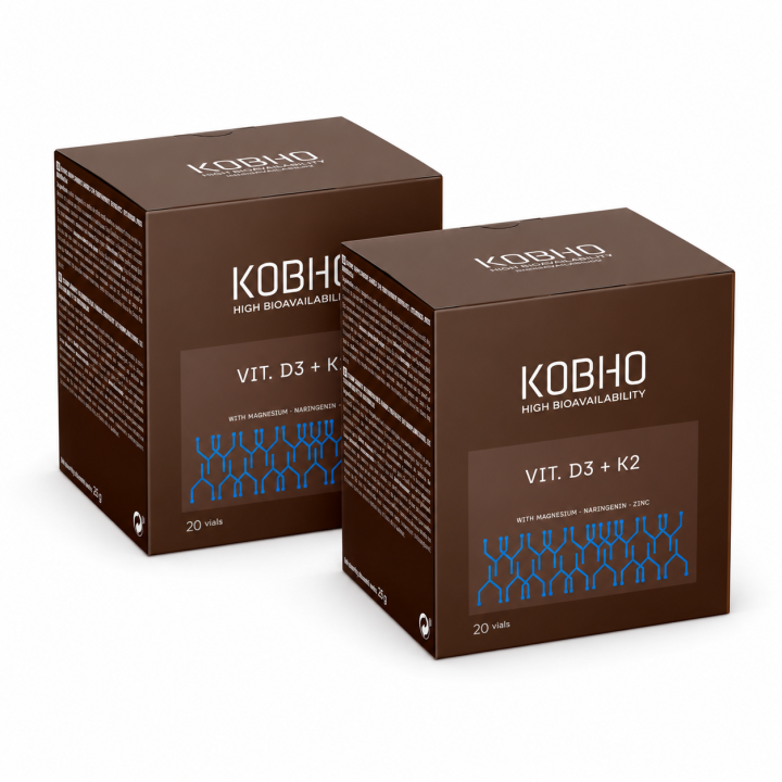 Duplo Vitamina D3 + K2 Kobho 40 viales |Farmacia Lisboa