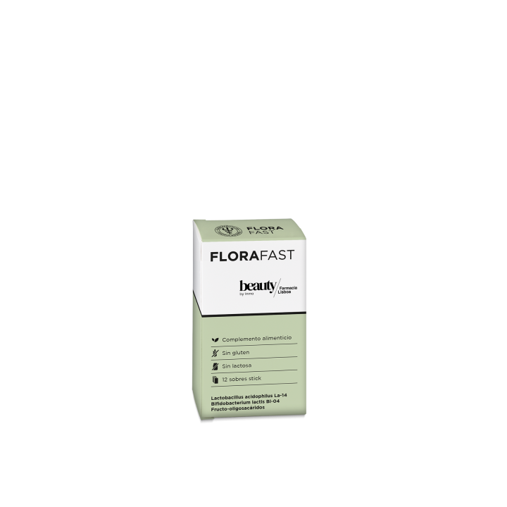 Florafast 12 sobres probióticos y prebióticos |Farmacia Lisboa
