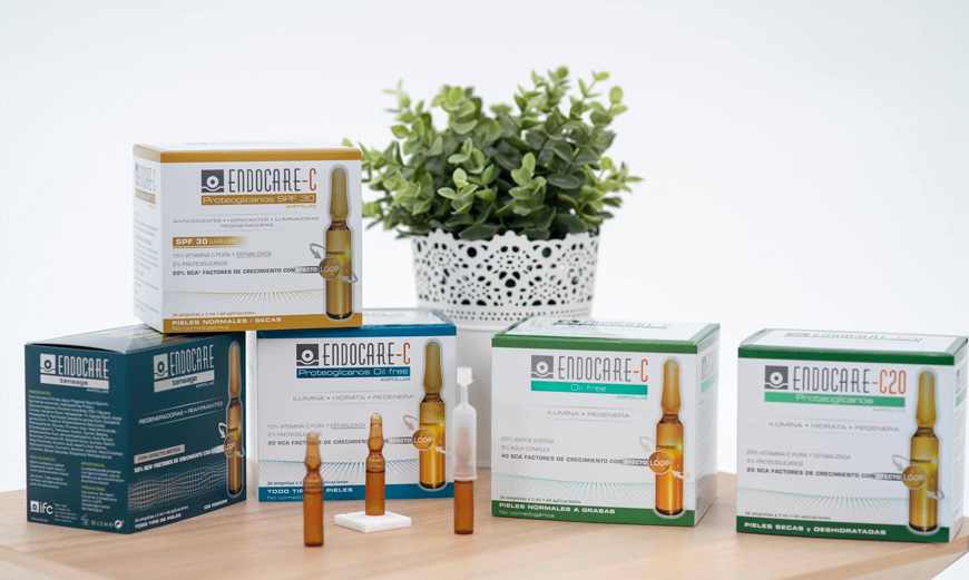 Ampollas Endocare para tu tipo de piel