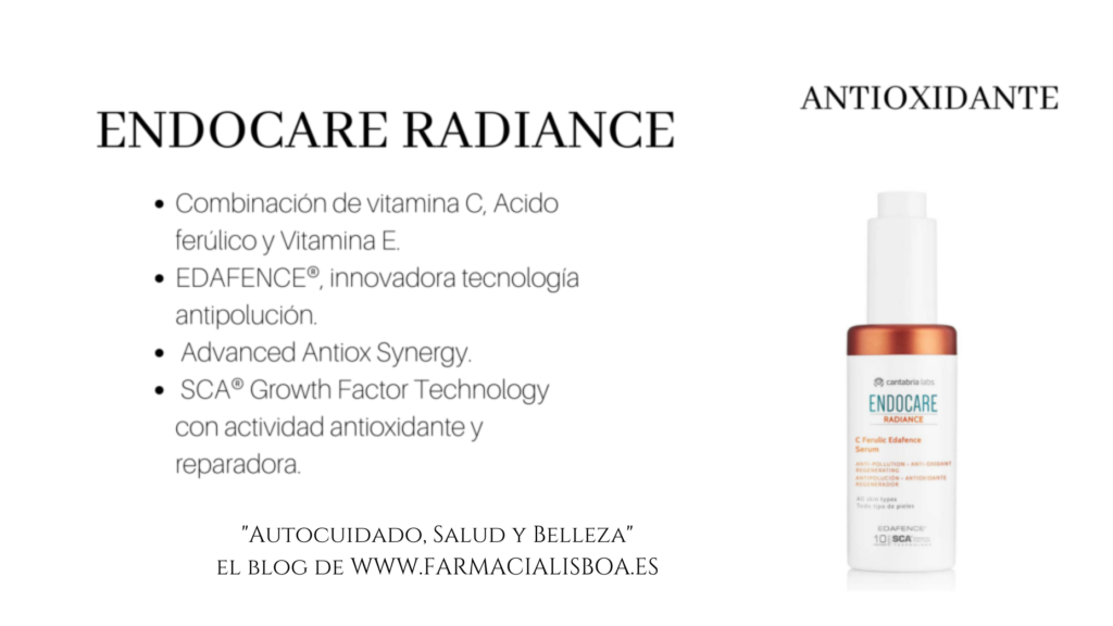 Antioxidante Endocare Radiance C ferulic Edafance