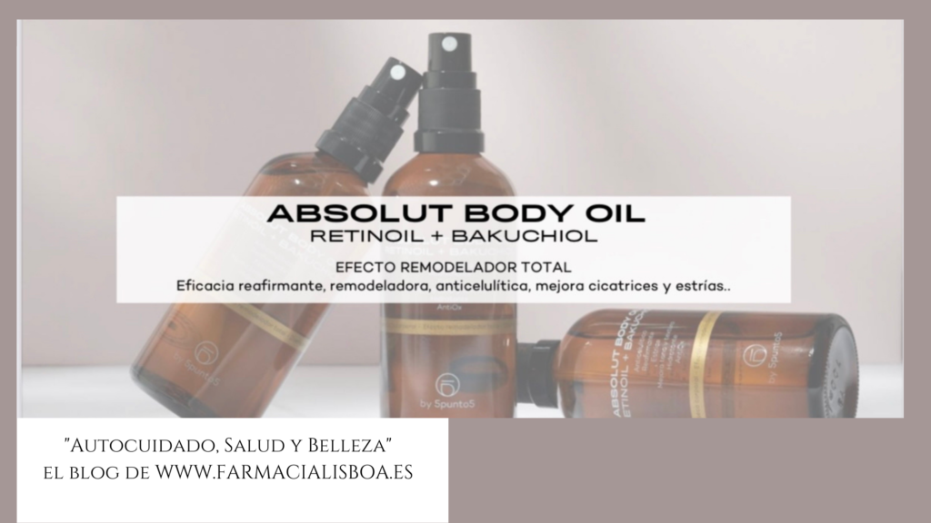 Nuevo Absolut Body oil para el cuidado de la piel del cuerpo