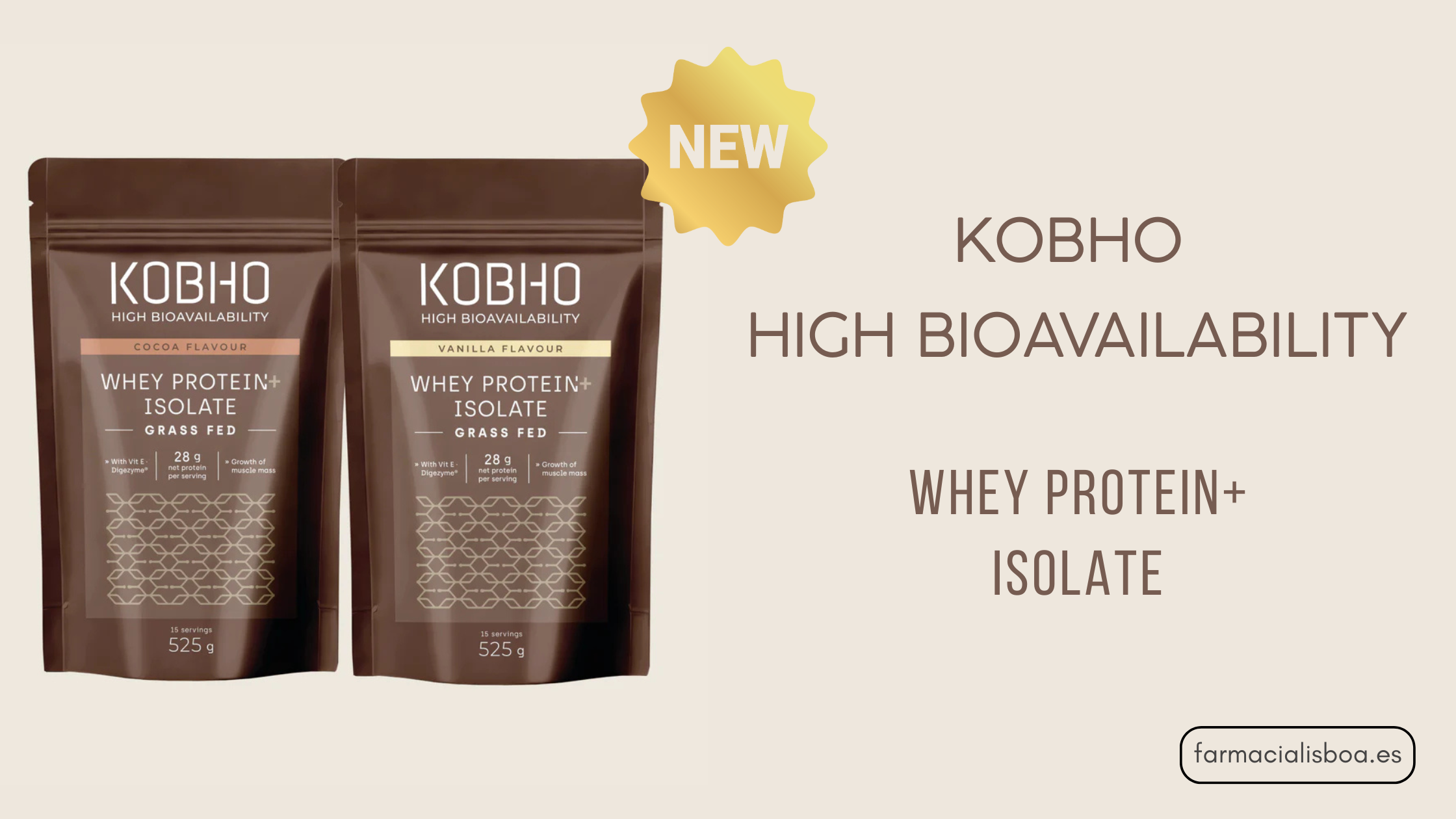 Nuevos productos Kobho: creatina y proteínas